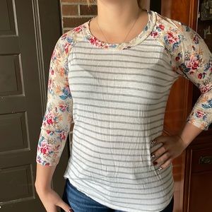 Colorful long sleeve shirt